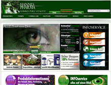 Tablet Screenshot of hannes-pharma.de